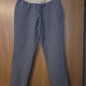 Motherhood Black and White Patterned Cropped Pants
